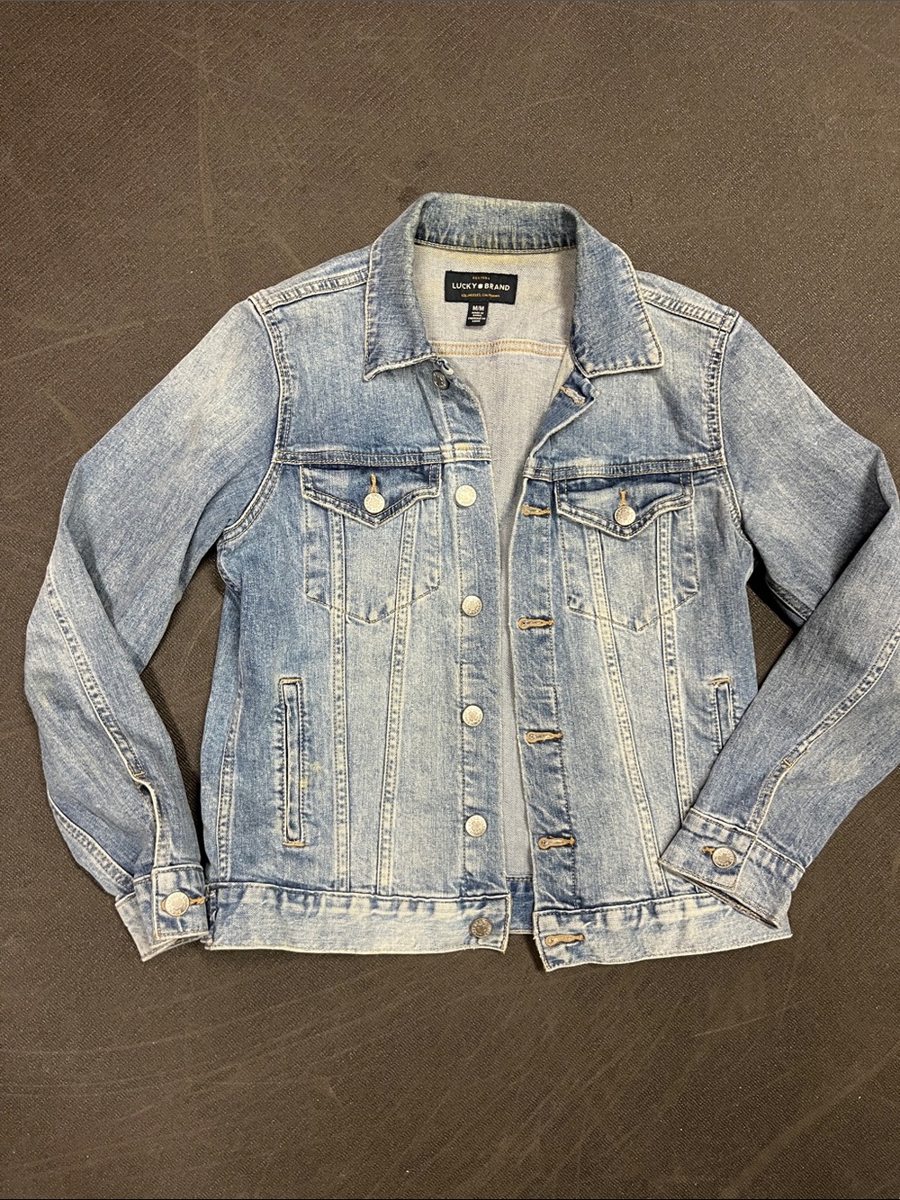 Lucky Brand Light Blue Denim Jean Jacket